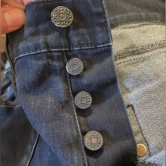 Gucci Dark Blue Moto Skinny/Tapered Leg Jean. - Picture 4 of 7